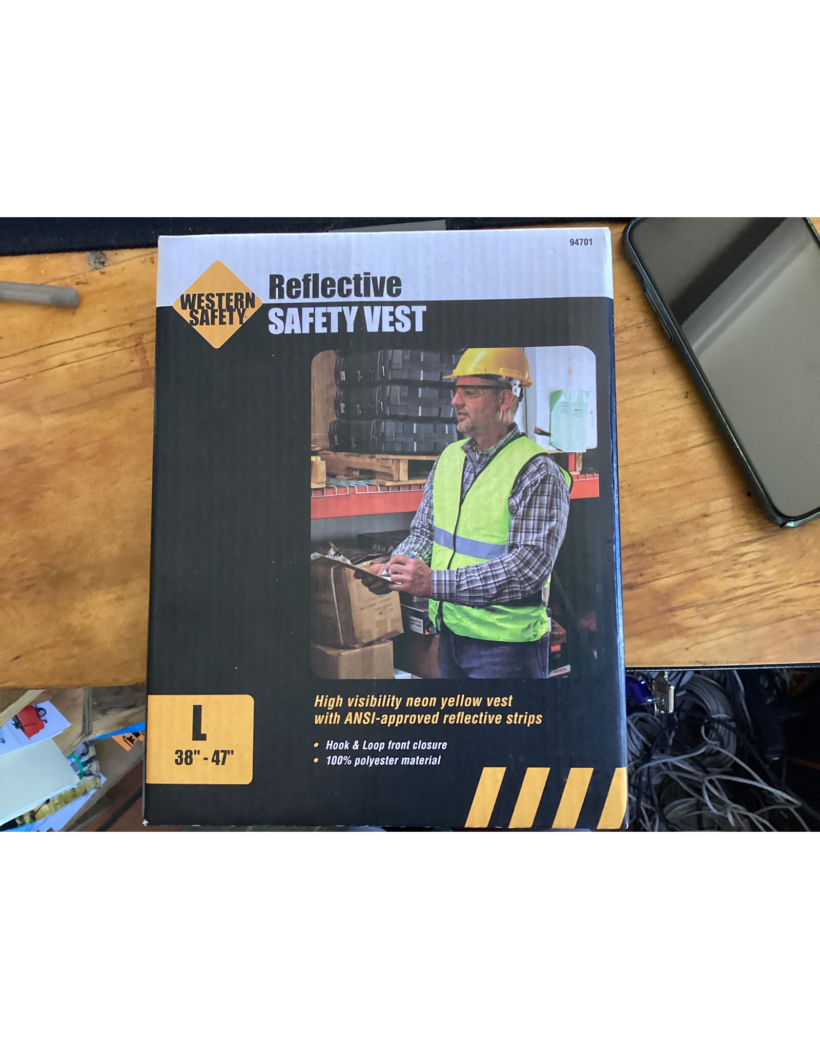 Reflective Safety Vest-  Large