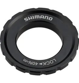 Shimano Shimano XT M8010 Outer Serration Centerlock Disc Rotor Lockring, for use with 12/15/20mm Axle Hubs