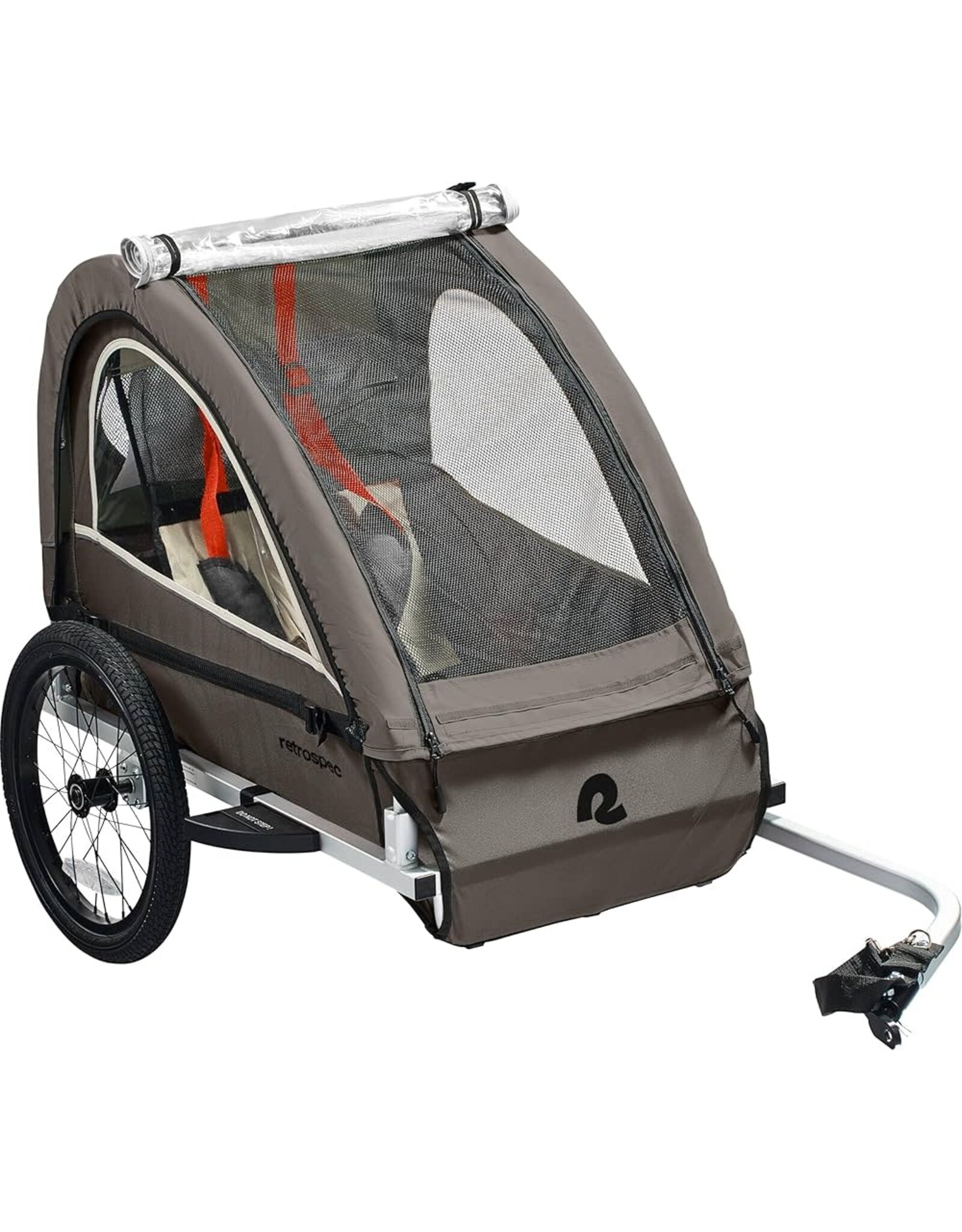 Retrospec Retrospec Rover Plus Kids Trailer- Single, Basalt