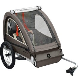 Retrospec Retrospec Rover Plus Kids Trailer- Single, Basalt