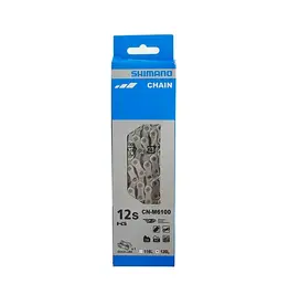 Shimano Shimano Deore CN-M6100 Chain - 12-Speed, 126 Links, Silver, Hyperglide+