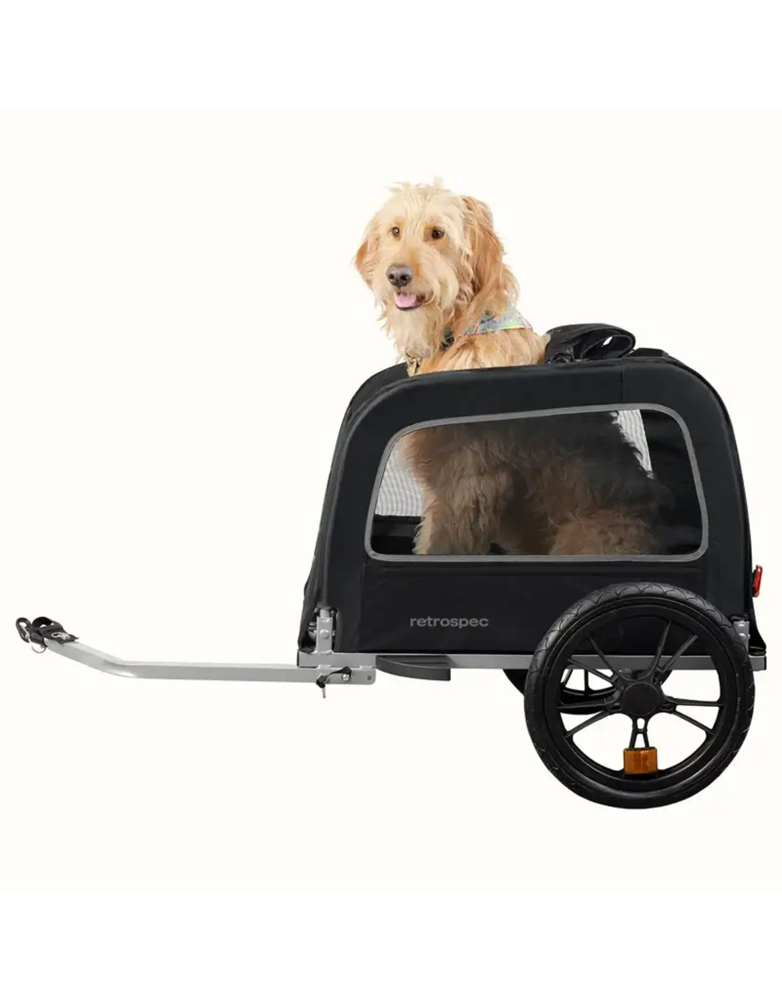Retrospec Retrospec Rover Waggin’ Pet Bike Trailer Black
