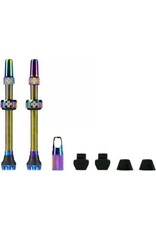 BLACK OX Black Ox Tubeless 40mm Valve Stem Kit, Oil Slick