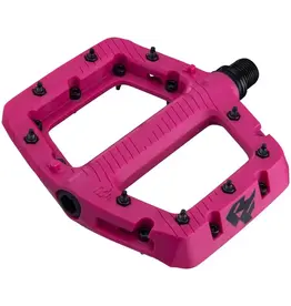 RaceFace RaceFace Chester Pedals - Platform, Composite, 9/16", Small, Magenta