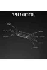 Lezyne Lezyne V PRO 7-Function Multi Tool, Black