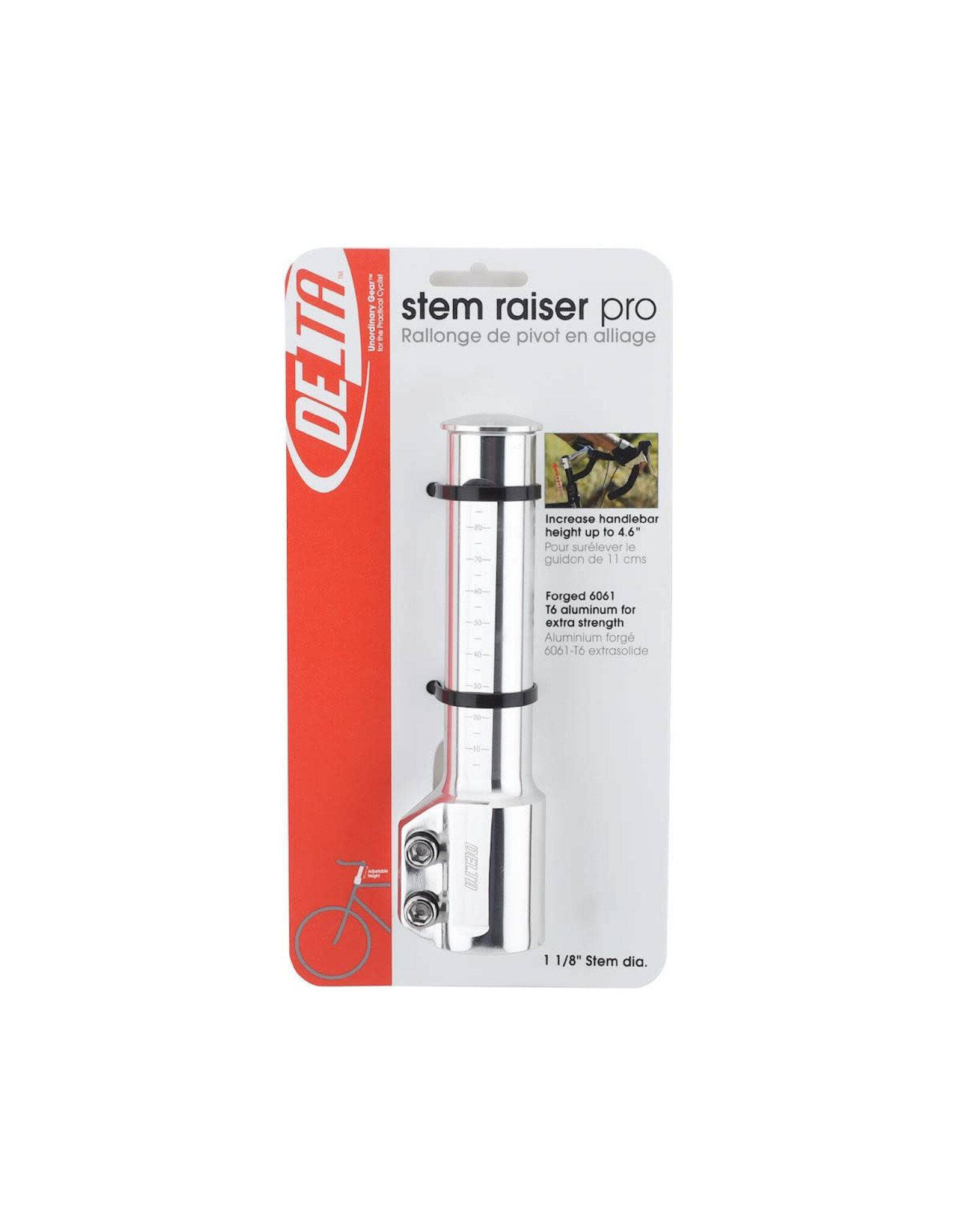 Delta Delta Alloy Stem Raiser Pro Silver