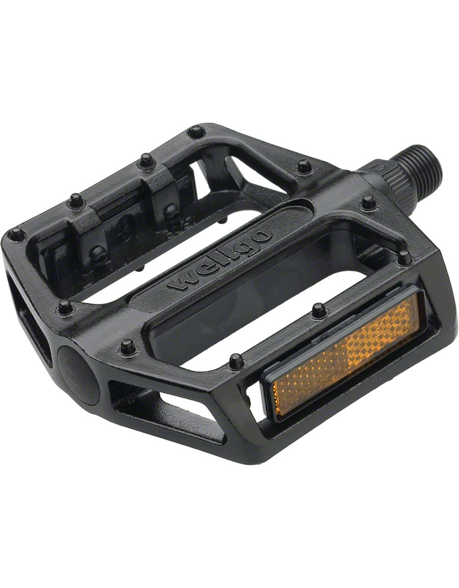 Wellgo Wellgo B087 Pedals - Platform, Aluminum, 1/2", Black