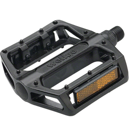 Wellgo Wellgo B087 Pedals - Platform, Aluminum, 1/2", Black