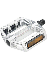Wellgo Wellgo B087 Pedals - Platform, Aluminum, 1/2", Silver