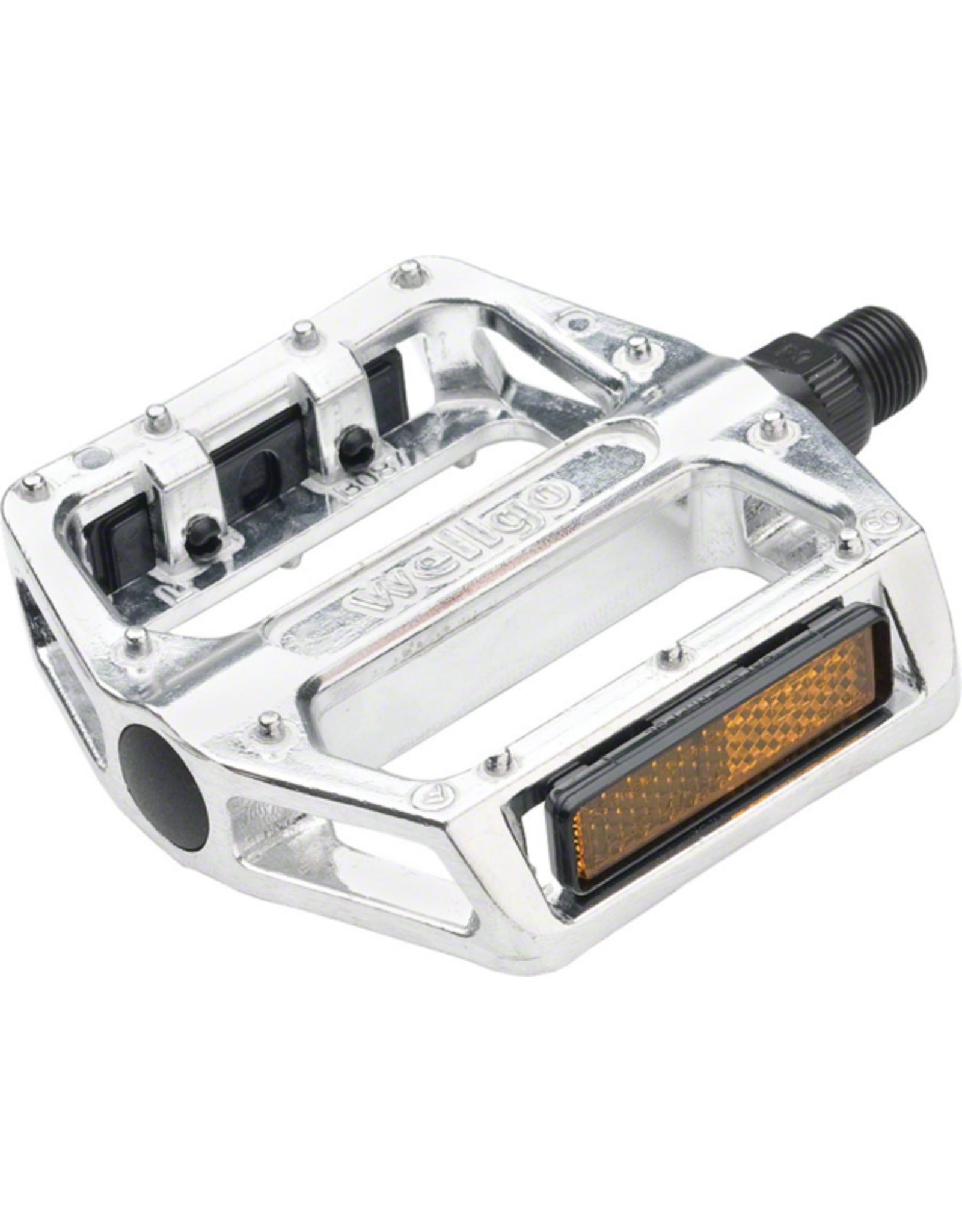 Wellgo Wellgo B087 Pedals - Platform, Aluminum, 1/2", Silver
