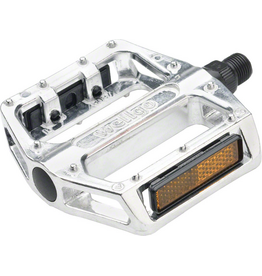 Wellgo Wellgo B087 Pedals - Platform, Aluminum, 1/2", Silver