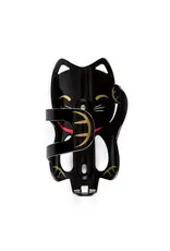 PDW Portland Design Works Lucky Cat Water Bottle Cage: Black Cat