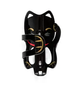 PDW Portland Design Works Lucky Cat Water Bottle Cage: Black Cat