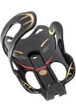 PDW Portland Design Works Lucky Cat Water Bottle Cage: Black Cat