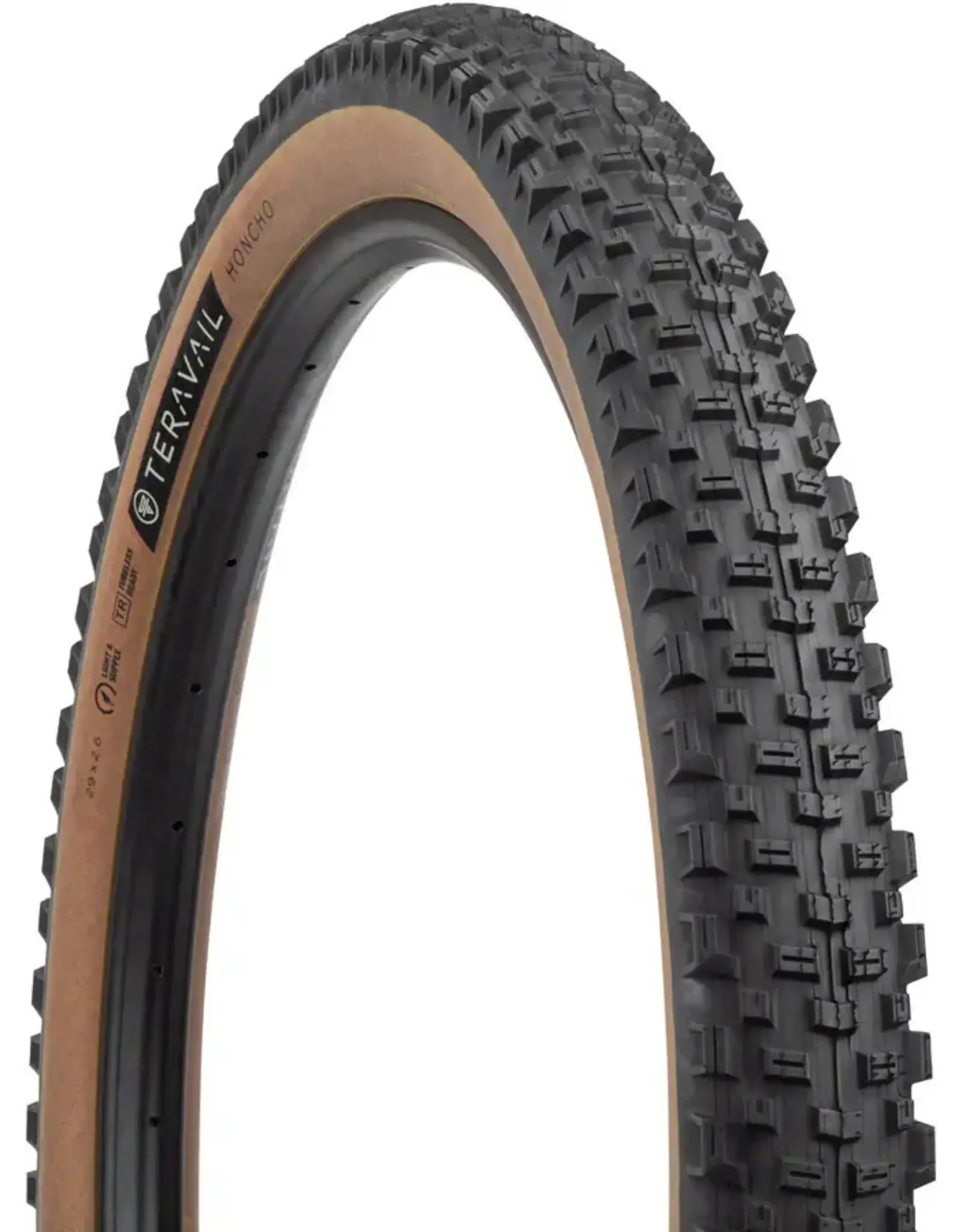 Teravail Teravail Honcho Tire - 29 x 2.6, Tubeless, Folding, Tan, Durable, Grip Compound