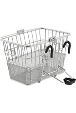 Retrospec Retrospec Apollo Bike Basket, steel- Silver