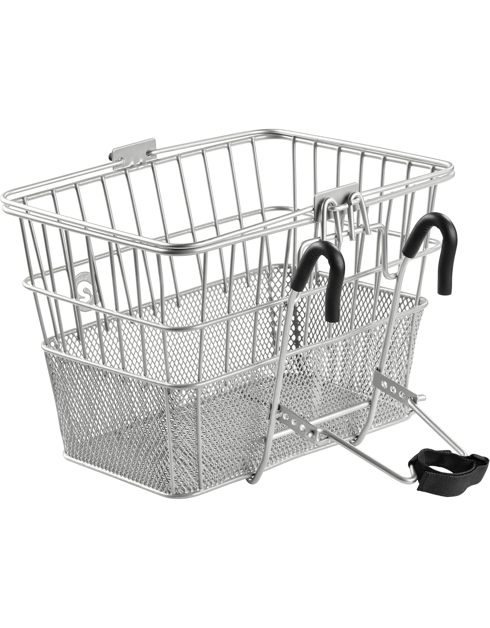 Retrospec Retrospec Apollo Bike Basket, steel- Silver