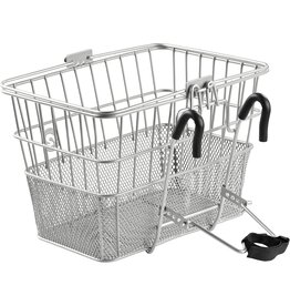 Retrospec Retrospec Apollo Bike Basket, steel- Silver