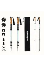 Retrospec Retrospec Solstice Trekking Poles Cork Grip- Winter Mint