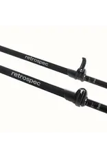 Retrospec Retrospec Solstice Trekking Poles Cork Grip- Matte Black
