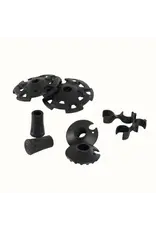 Retrospec Retrospec Solstice Trekking Poles Cork Grip- Matte Black