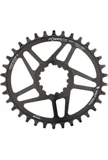 Wolf Tooth Wolf Tooth Elliptical Direct Mount Chainring - 34t, SRAM Direct Mount, Drop-Stop B, For SRAM 3-Bolt Boost Cranksets, 3mm Offset, Black