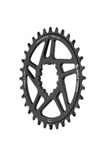 Wolf Tooth Wolf Tooth Elliptical Direct Mount Chainring - 34t, SRAM Direct Mount, Drop-Stop B, For SRAM 3-Bolt Boost Cranksets, 3mm Offset, Black