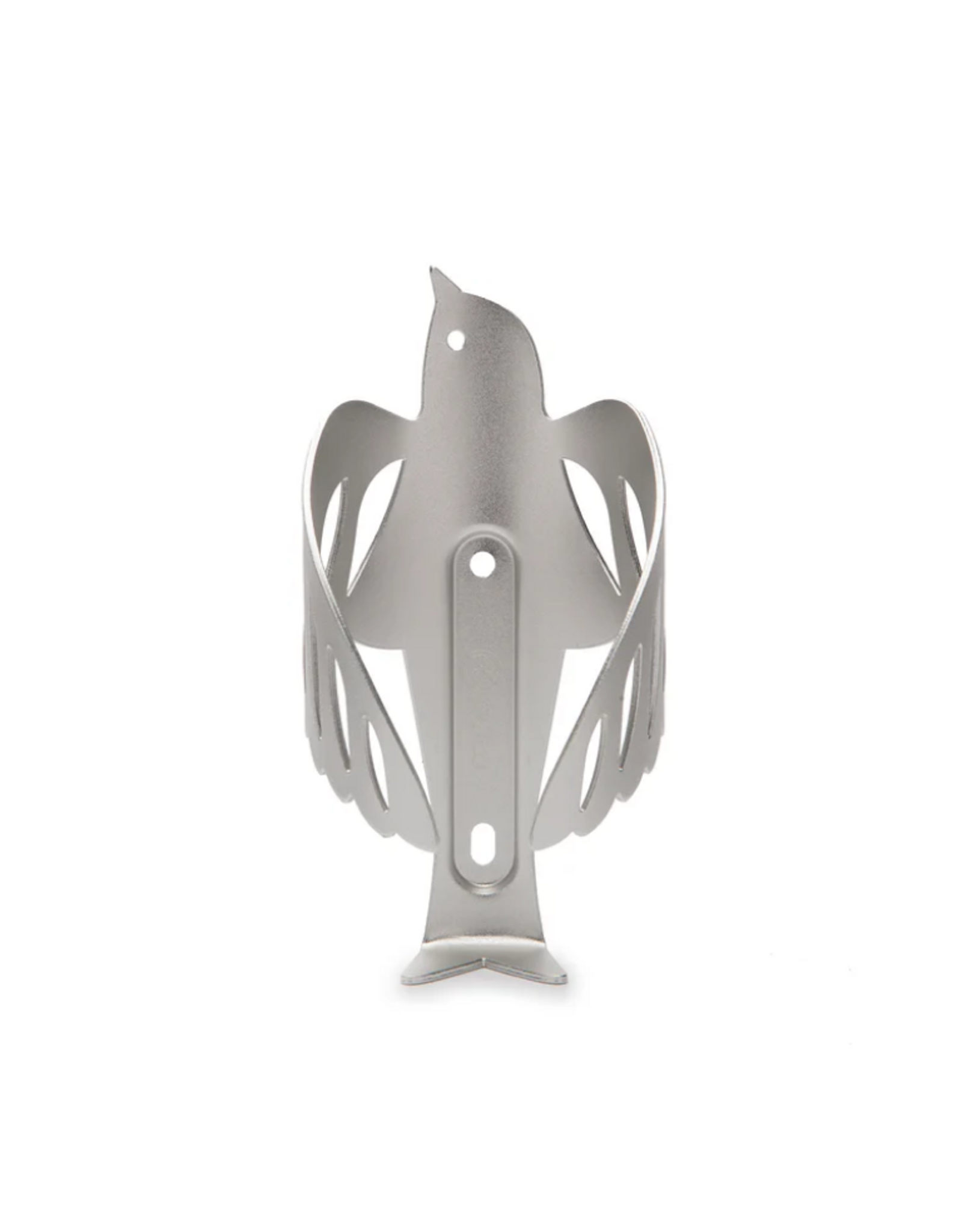PDW Portland Design Works Sparrow Cage Water Bottle Cage: Silver