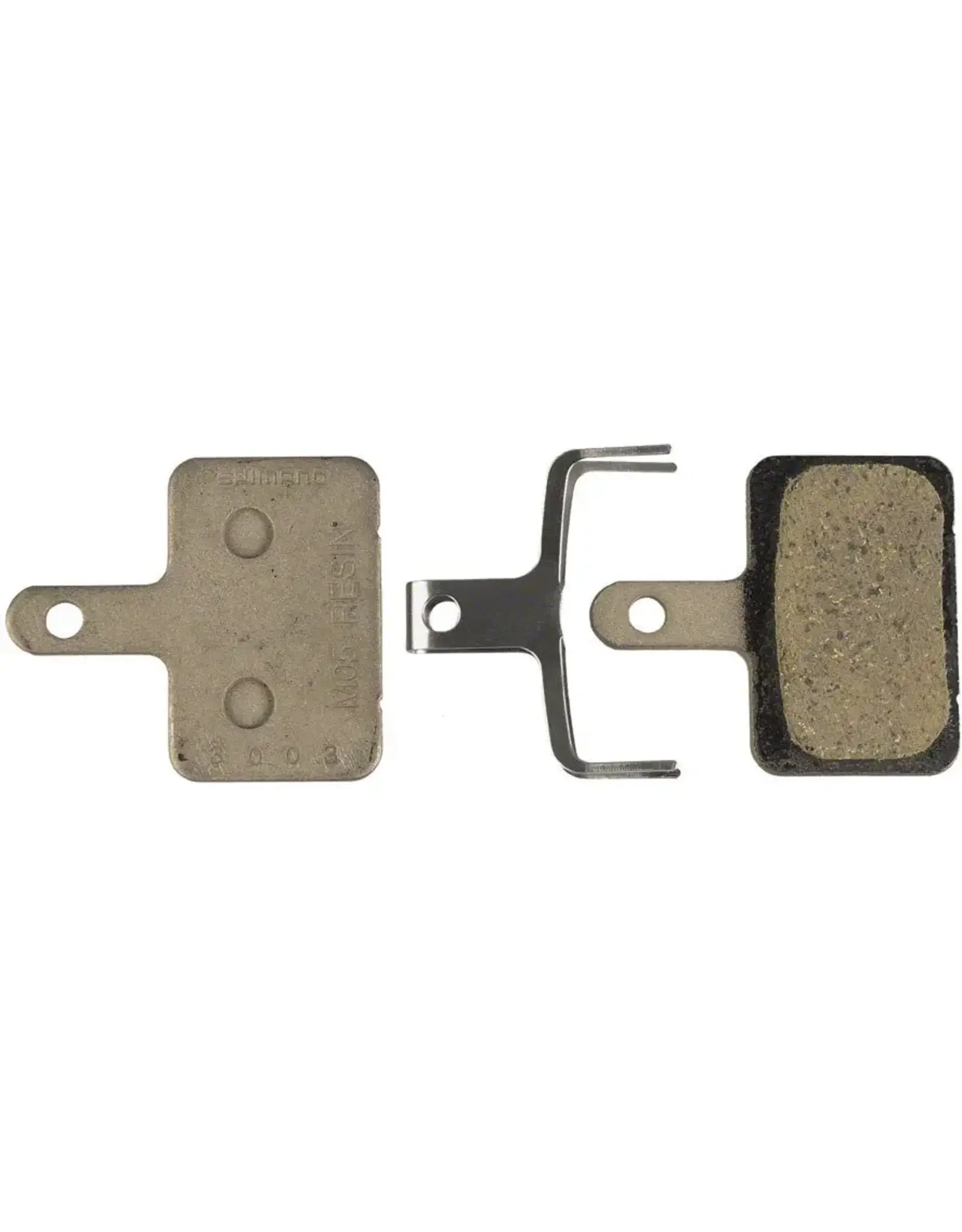 Shimano Shimano M05-RX Disc Brake Pads and Springs - Resin Compound, Steel Back Plate, One Pair