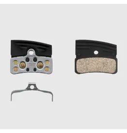 Shimano Shimano P04C-MF Disc Brake Pads and Springs - Metal Compound, Finned Aluminum and Stainless Steel Back Plate, One Pair