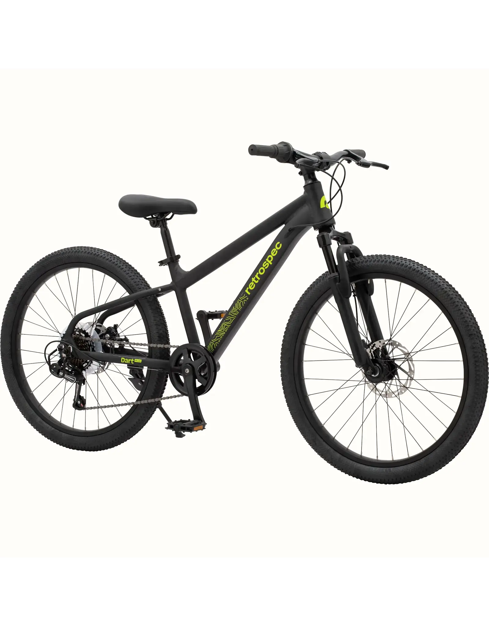 Retrospec Dart Plus 24- Matte Black Mamba