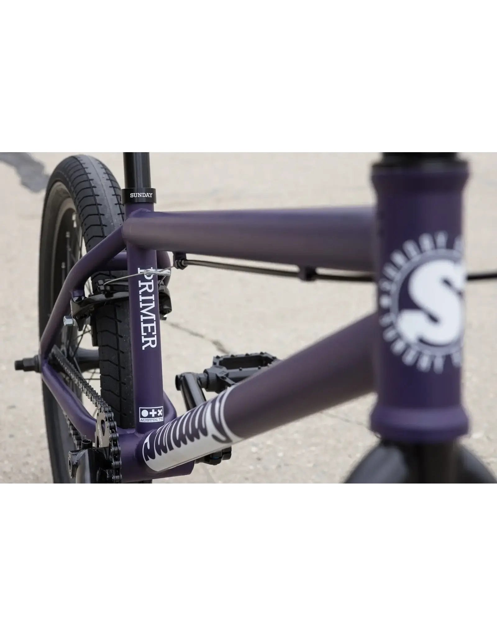 Sunday Sunday Primer BMX Bike - 21" TT, Matte Midnight Purple