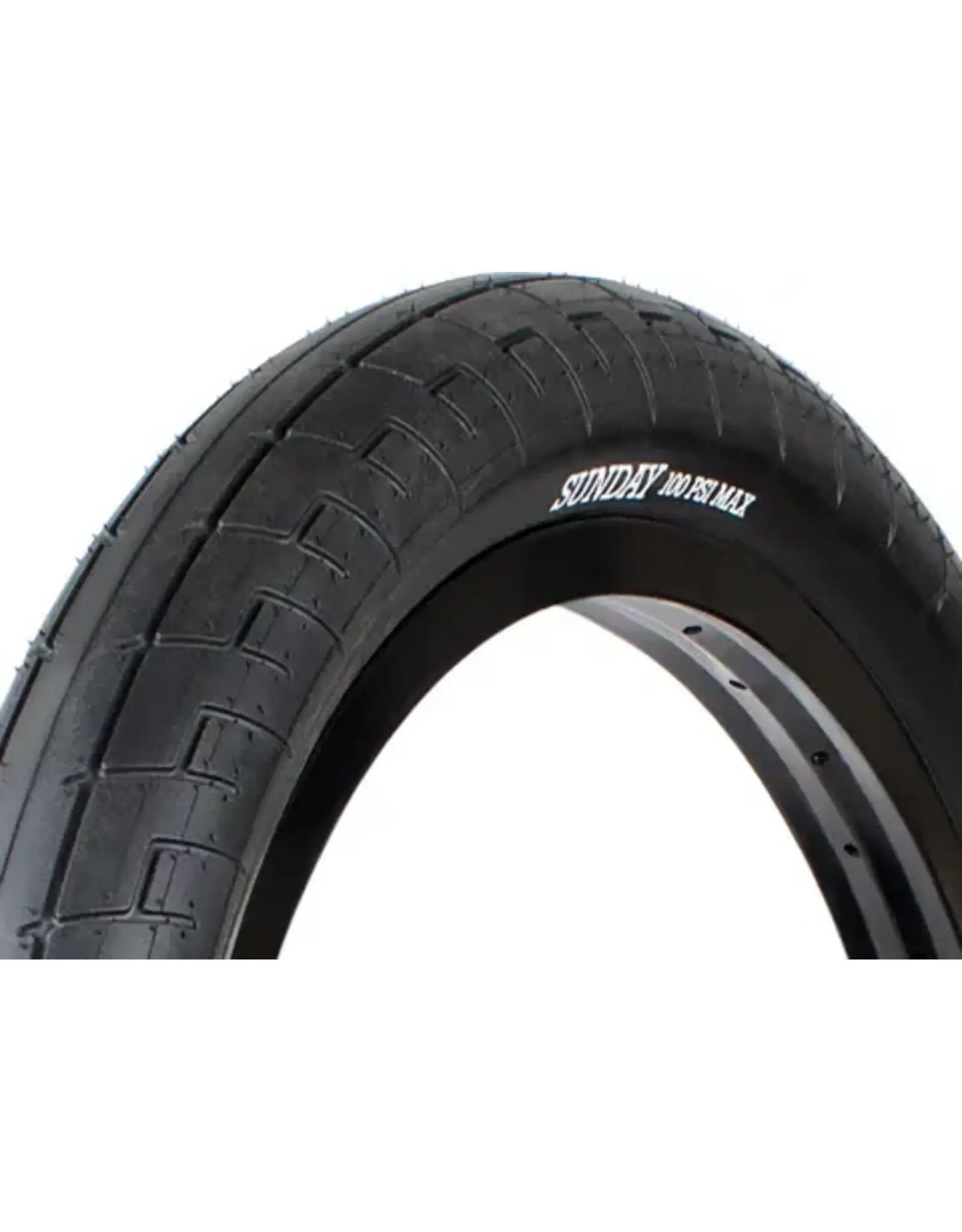 Sunday Sunday Street Sweeper Tire - 20 x 2.4, Clincher, Wire, Black/Black