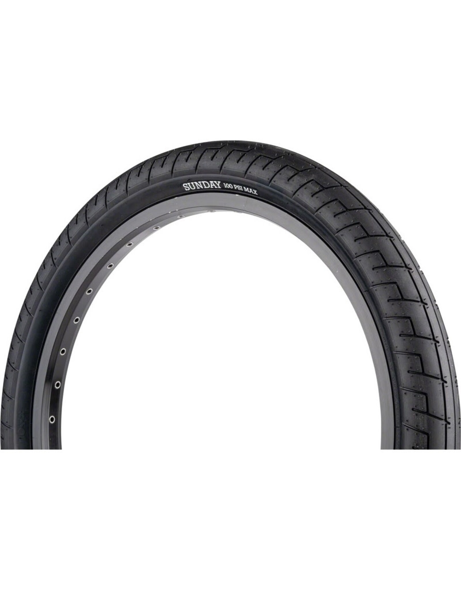 Sunday Sunday Street Sweeper Tire - 20 x 2.4, Clincher, Wire, Black/Black