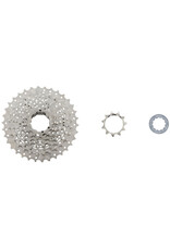 Shimano Shimano Claris CS-HG50 Cassette - 8 Speed, 11-34t, Silver, Nickel Plated