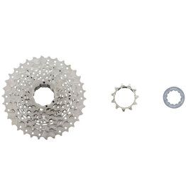 Shimano Shimano Claris CS-HG50 Cassette - 8 Speed, 11-34t, Silver, Nickel Plated