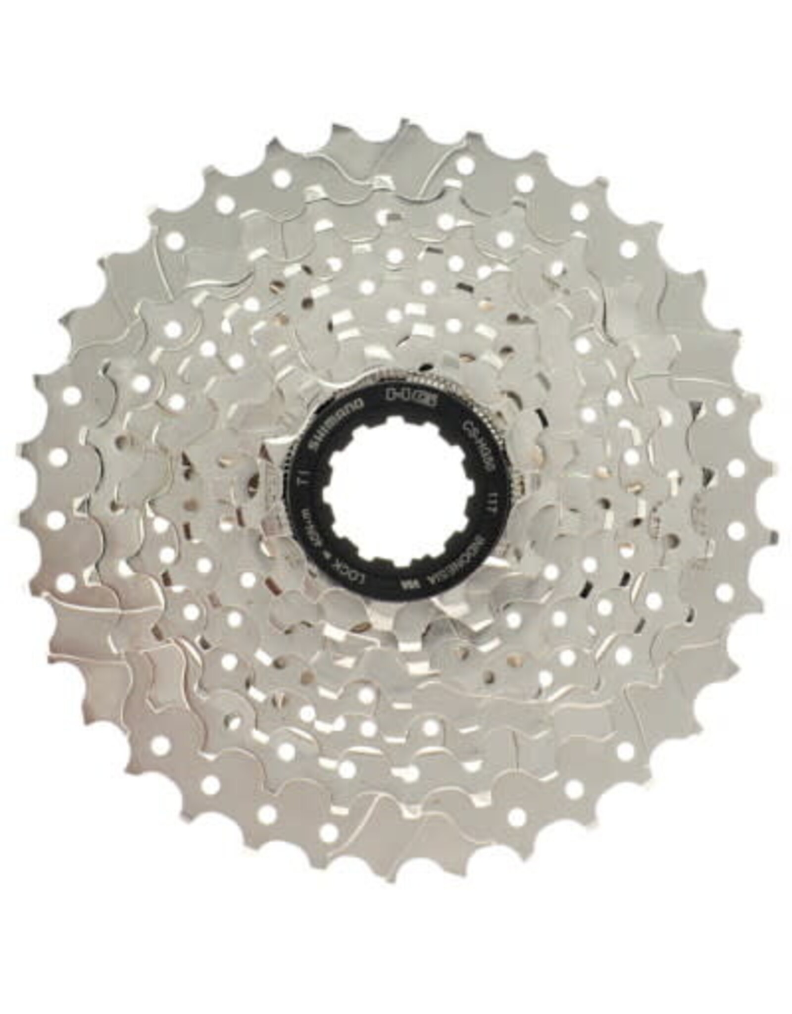 Shimano Shimano Claris CS-HG50 Cassette - 8 Speed, 11-34t, Silver, Nickel Plated