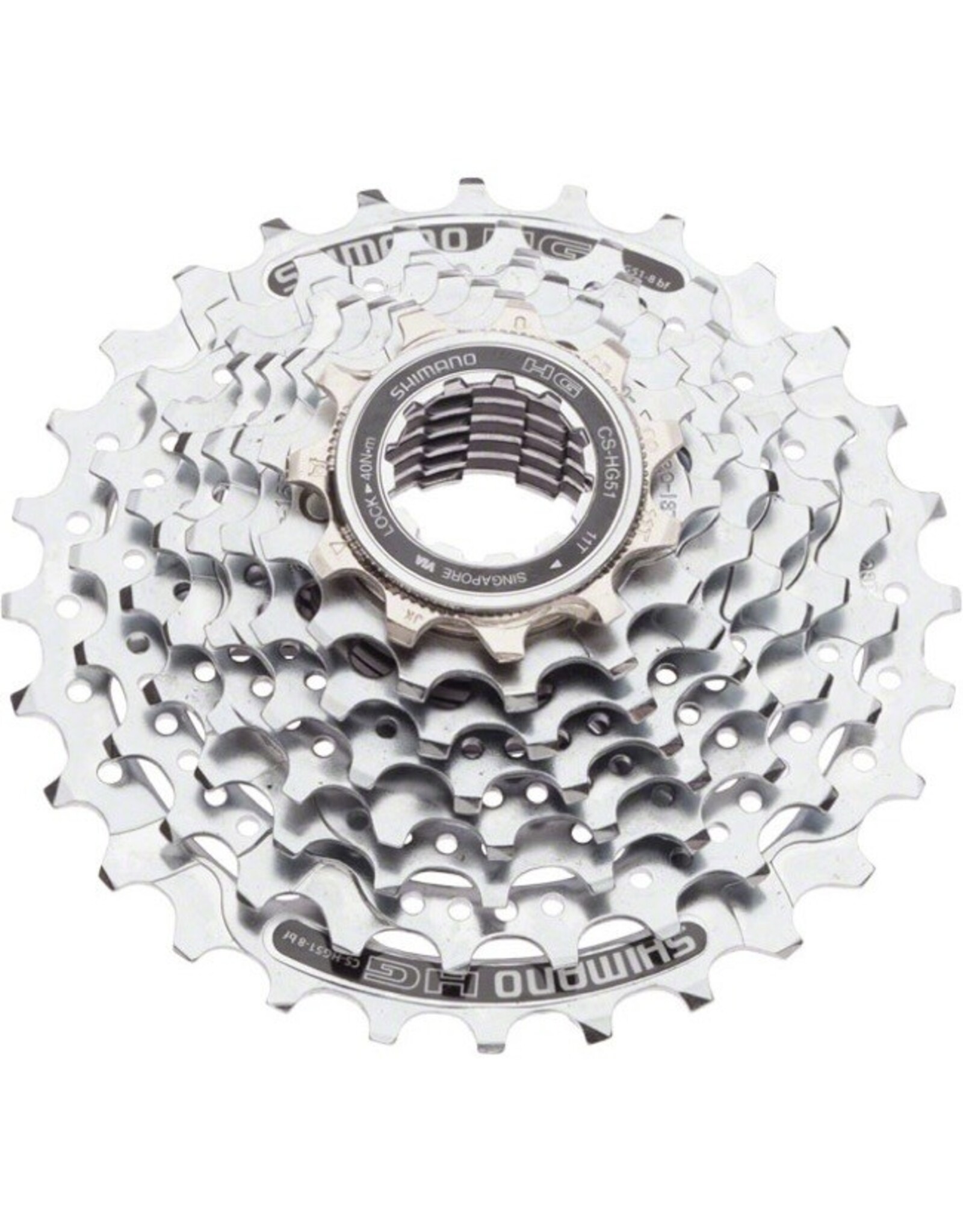 Shimano Shimano Alivio CS-HG51 Cassette - 8 Speed, 11-32t, Silver