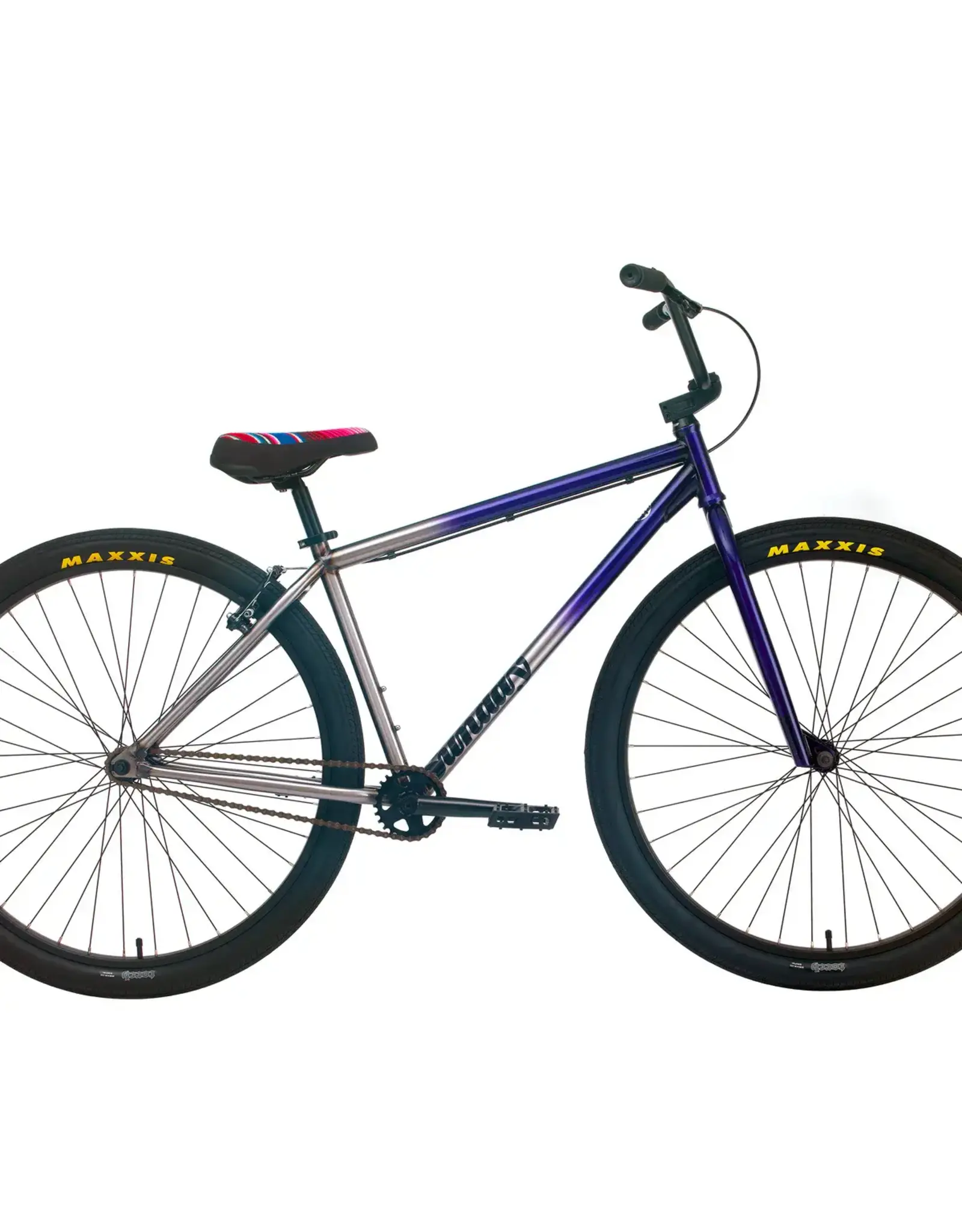Sunday Bikes Sunday High-C 29” - Gloss Translucent Purple x Raw Fade