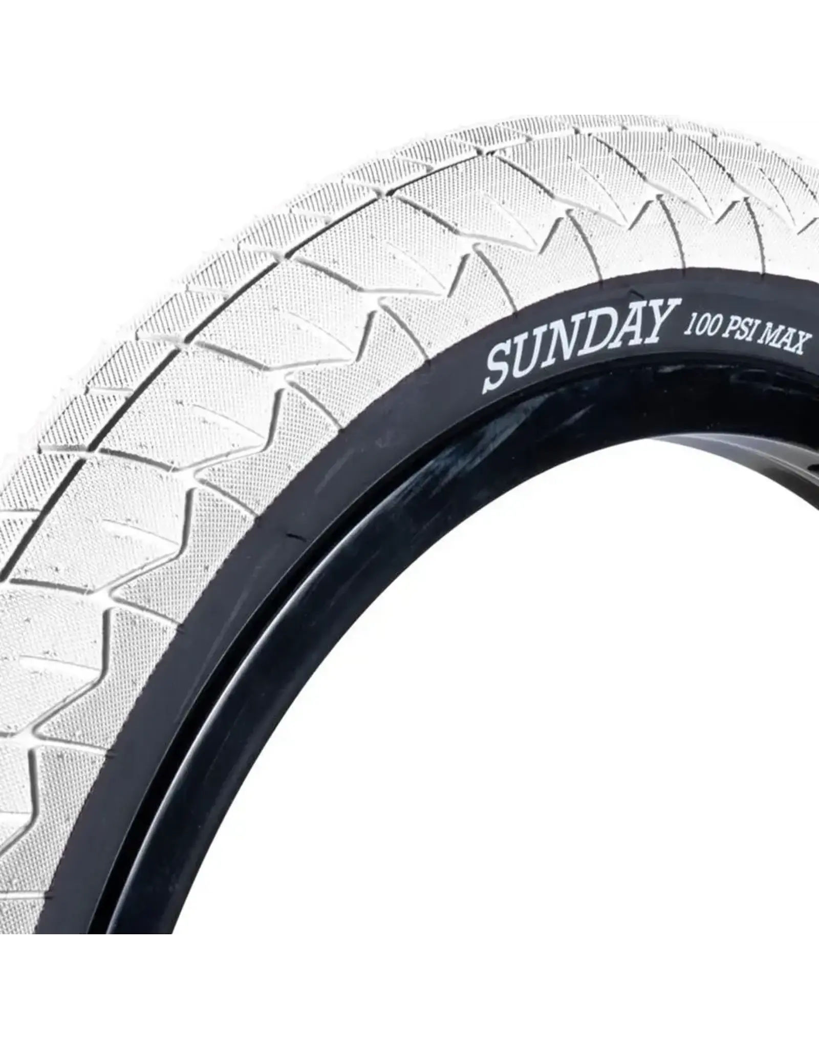 Sunday Sunday Current V2 Tire - 20 x 2.4, Clincher, Wire, White/Black