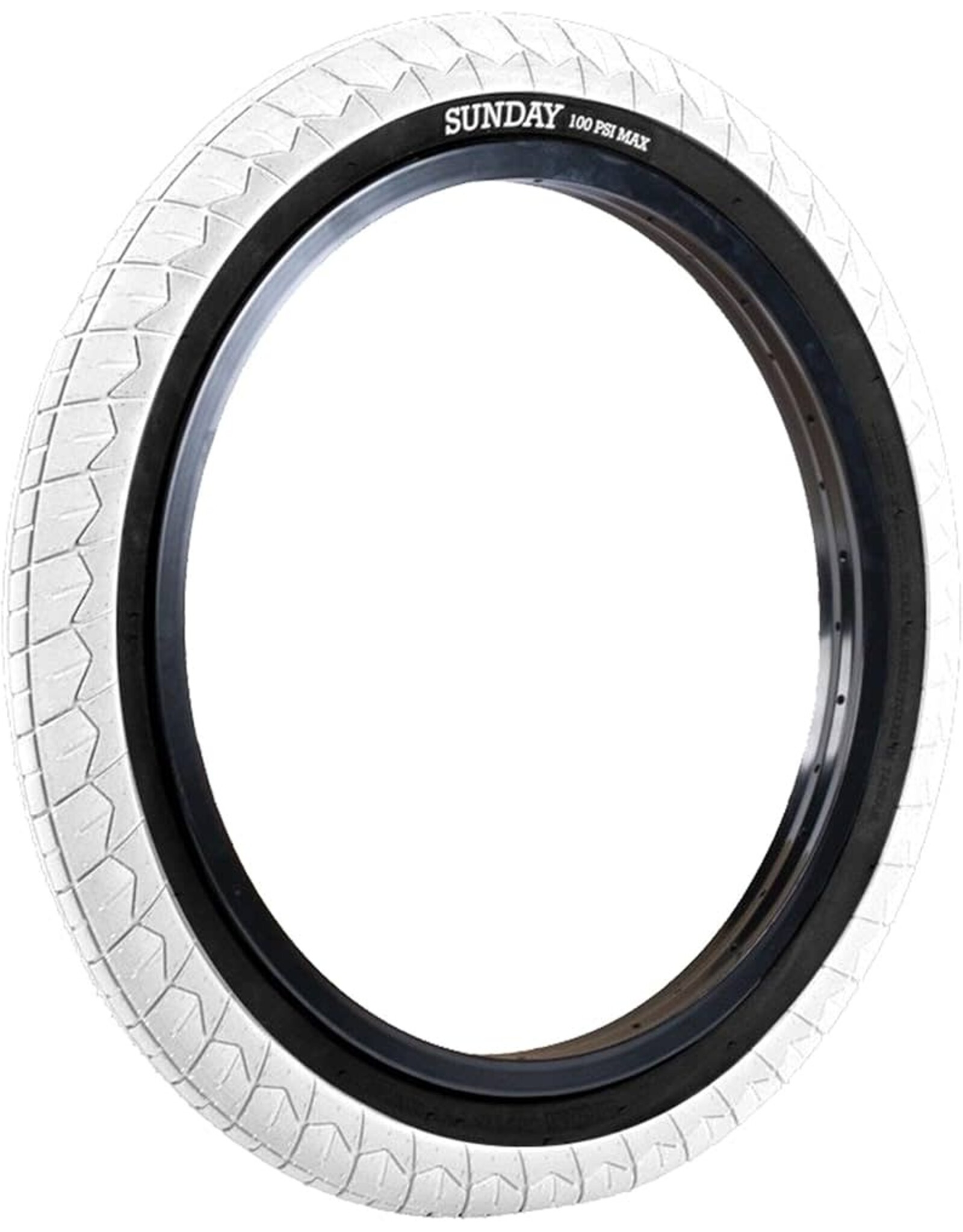 Sunday Sunday Current V2 Tire - 20 x 2.4, Clincher, Wire, White/Black