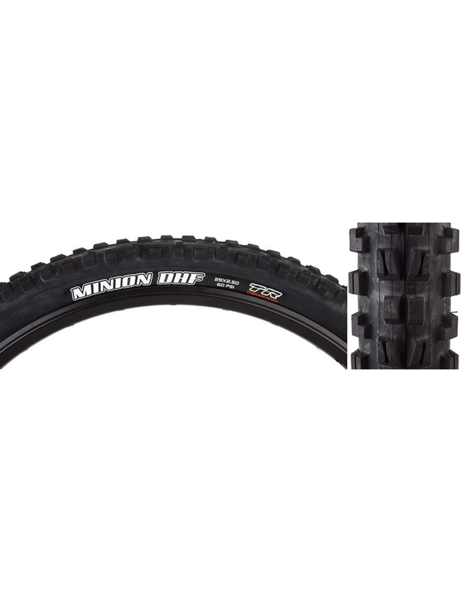 Maxxis Maxxis Minion DHF Tire - 29 x 2.5 Tubeless Folding Black Dual EXO Wide Trail