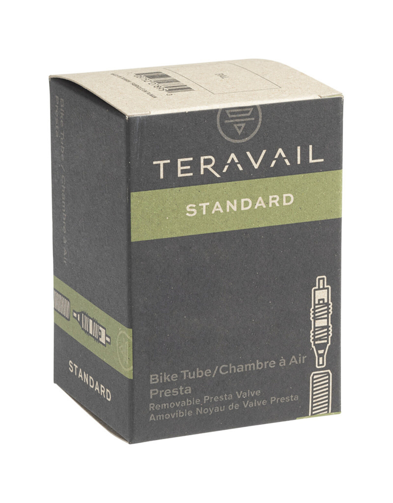 Teravail Teravail Standard Tube - 27.5 x 1.5 - 1.95, 40mm Presta Valve