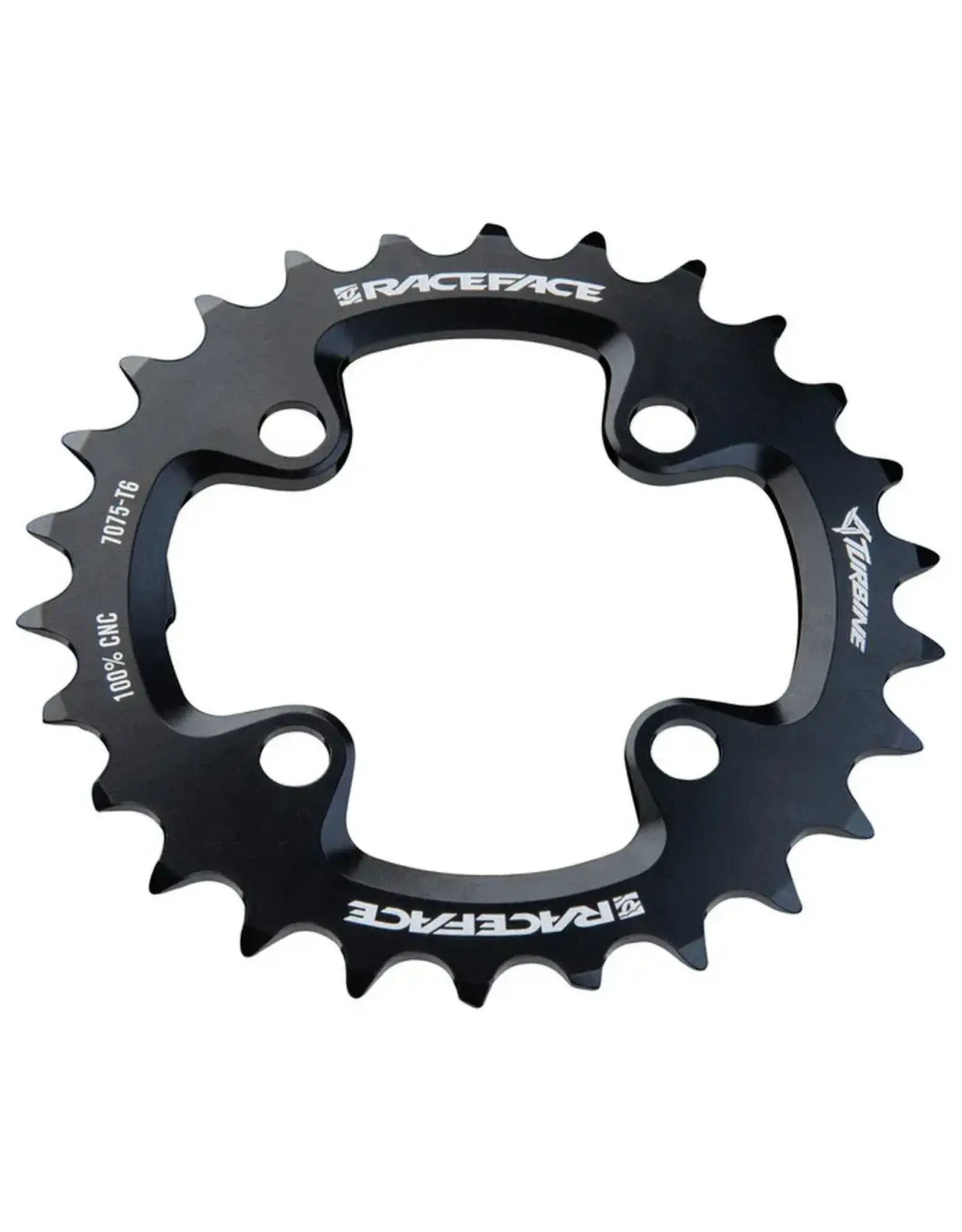 RaceFace RaceFace Turbine 11-Speed Chainring: 64mm BCD, 24t, Black