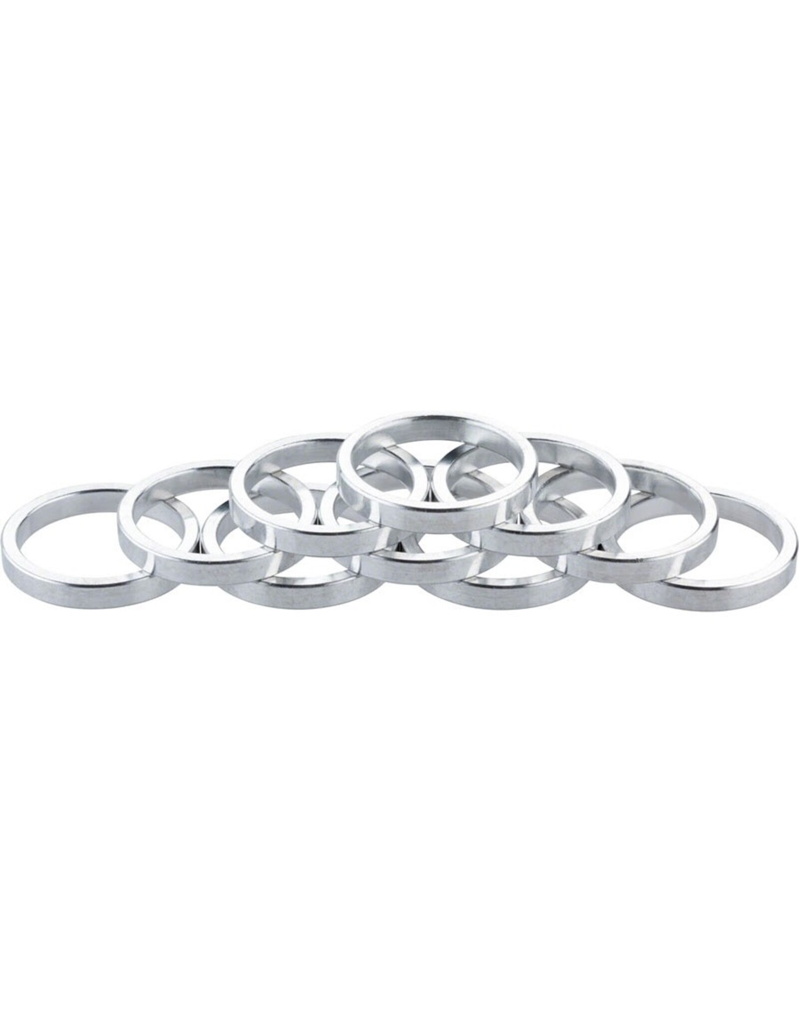 Problem Solvers Headset Spacer - 28.6, 5mm, Aluminum, Silver, each