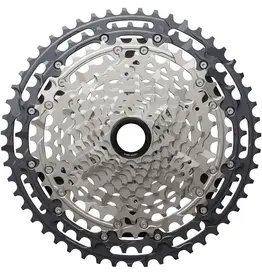 Shimano Shimano Deore XT CS-M8200-12 Cassette - 12-Speed, 10-51t, Hyperglide+, Micro Spline, Gray/Silver