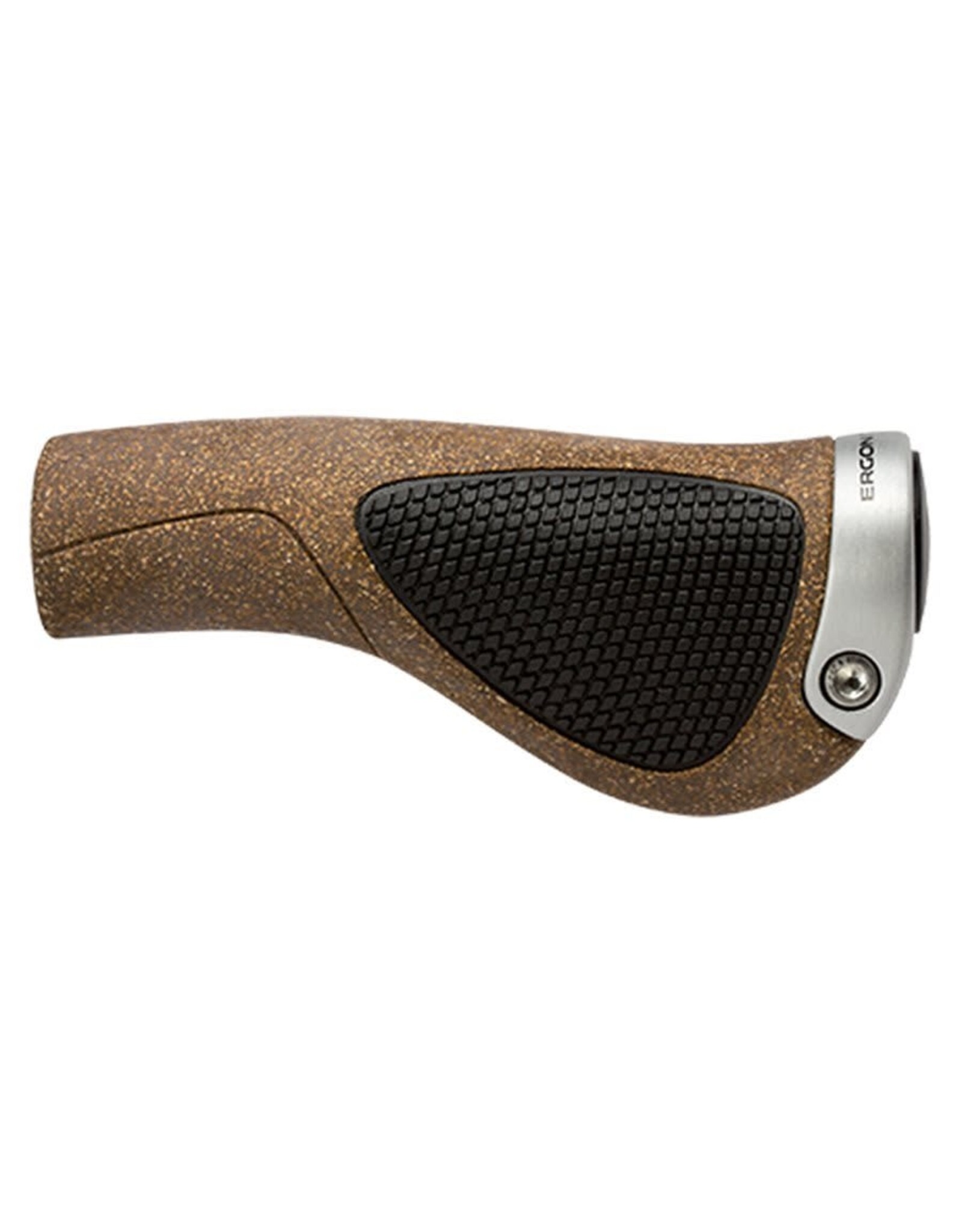 Ergon Ergon GP1 BioKork Grips - Lock-On, Large, Black/Tan