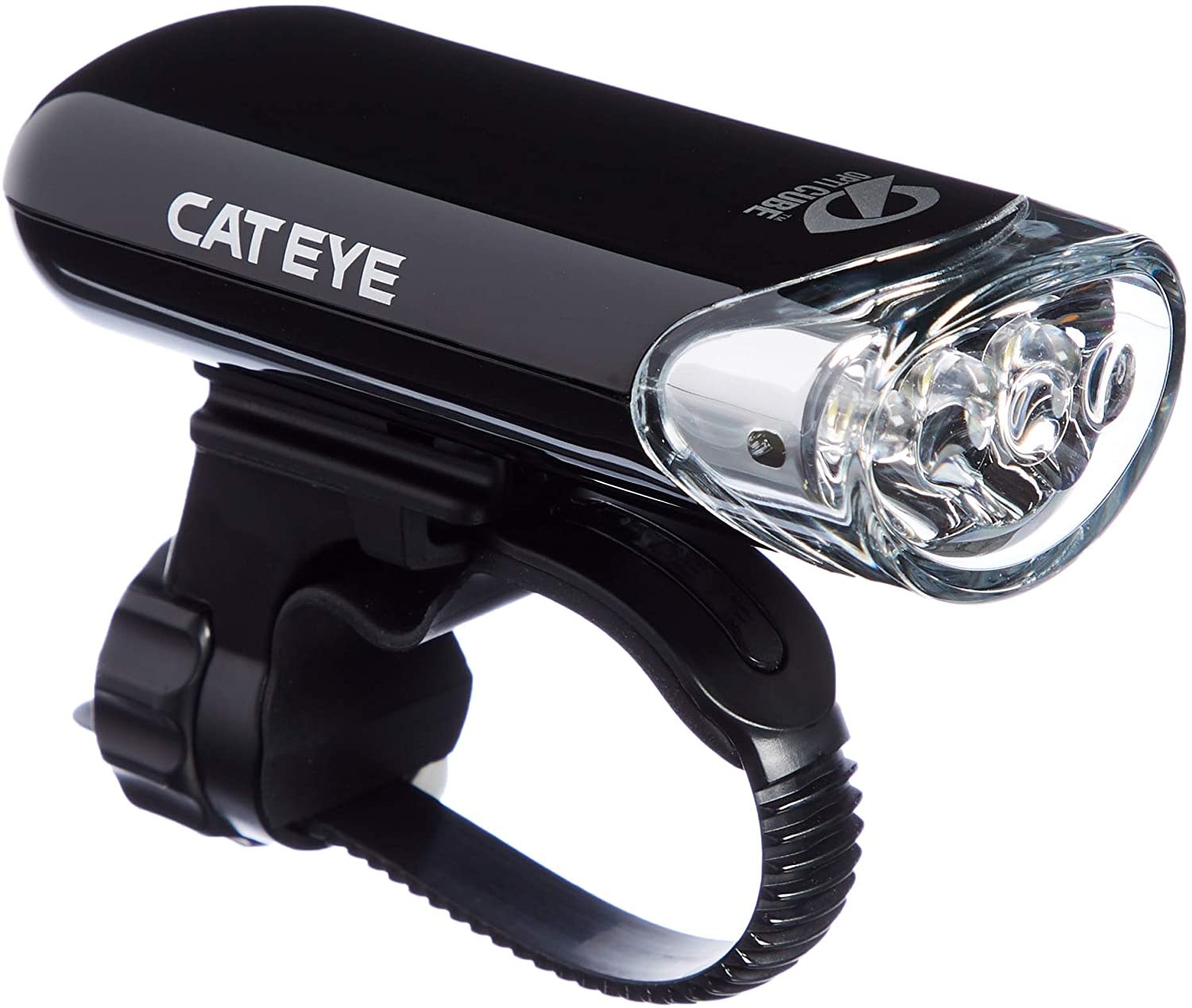 Kit D’éclairage CatEye EL135 + Orb – Deux Lumières à Piles, Supports Flexibles, Pour Vélo Route, Sécurité Garantie