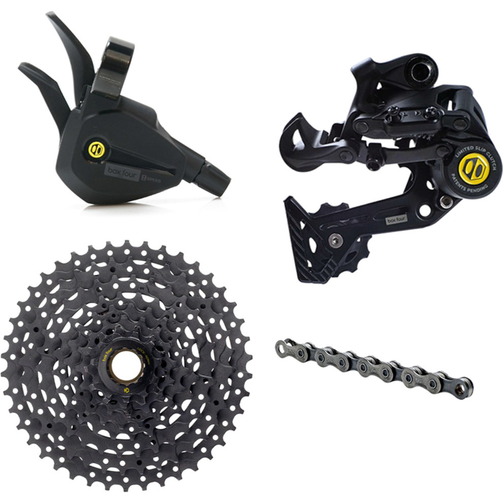 Box Components Box Four Prime9 Groupset 8 Speed Multi-Shift Kit  11-42t - Black