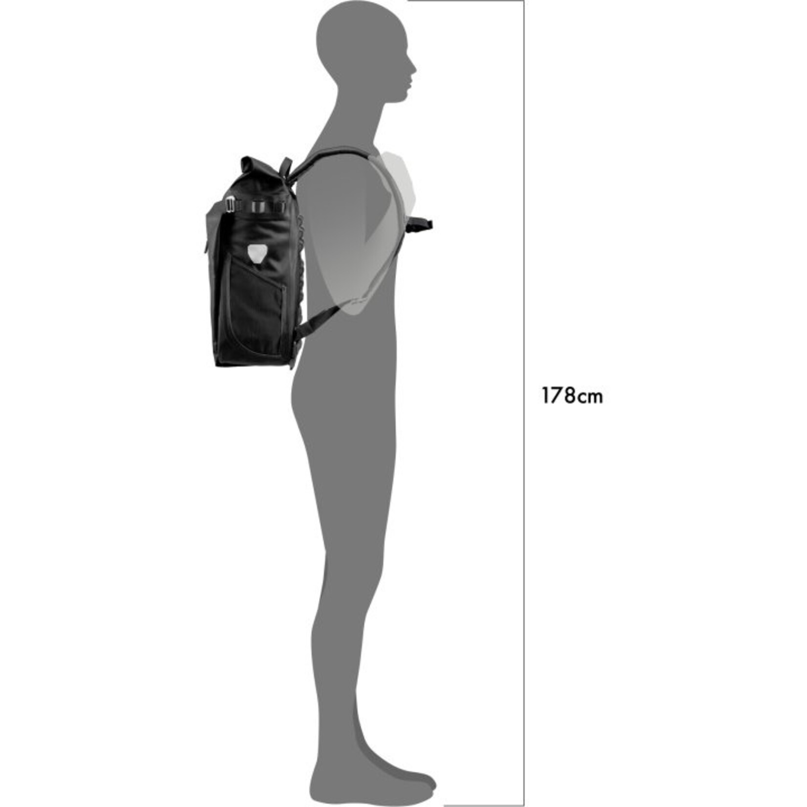 Ortlieb Ortlieb Vario PS QL2.1 Bike-Bag-Backpack  23L
